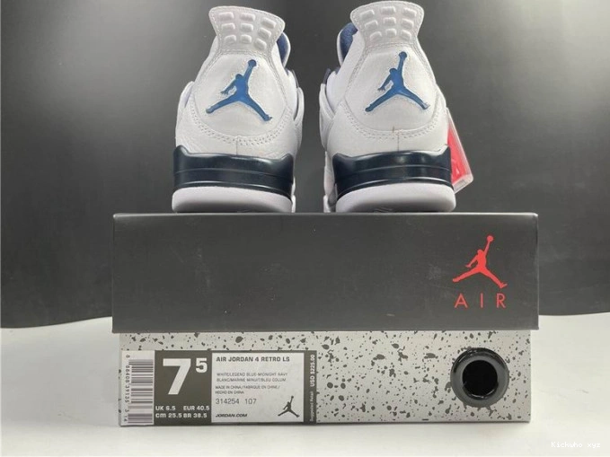 Retro 4 (2015) 314254-107 Jordan Columbia 0804